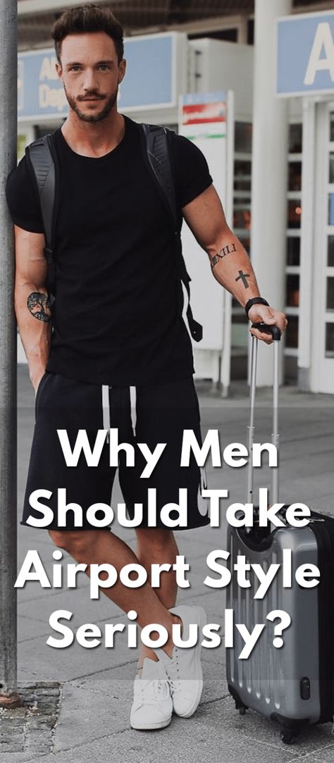 Why-Men-Should-Take-Airport-Style-Seriousl Men’s Travel Outfits, Airport Outfit Men Travel Style, Airport Look Men, Mens Travel Outfits, Men Travel Outfit, Mens Airport Style, Travel Outfit Men, Airport Outfit Men, Mens Travel Clothes