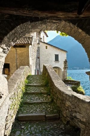 Approach to the Ponte della Civera Nesso Italy, Travel Van, Van Living, Grey Skies, Italian Summer, Italy Travel, Trip Advisor, Italy, Lake