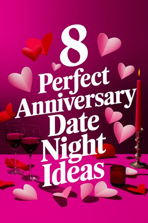 Looking to plan a special anniversary date night? Check out these 8 Perfect Anniversary Date Night Ideas that are sure to make your celebration unforgettable. From cozy picnics under the stars to cooking a fancy dinner together, these ideas will help you create lasting memories with your loved one. Whether you're celebrating your first year together or decades of love, these date night ideas can add that extra touch of romance to your special day. Anniversary Date Night Ideas, Campfire Dinners, Christmas Date, Perfect Date Night, Get A Girlfriend, Wine Tasting Experience, Molten Chocolate, Get A Boyfriend, Candlelit Dinner