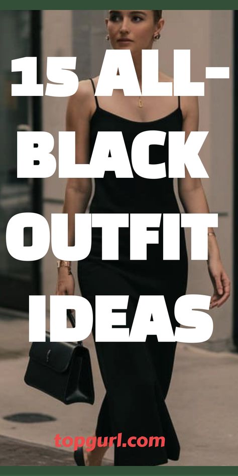 15 All-Black Outfit Ideas That’ll Make You Feel Like a Total Badass Black Cashmere Sweater, Chic Streetwear, Edgy Streetwear, Colored Hair Tips, Wardrobe Makeover, Black Attire, Wearing All Black, All Black Looks, Aesthetic Outfit Ideas