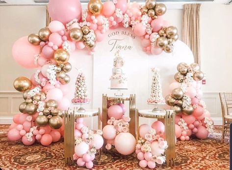 Garland Wedding Decor, Pink Wedding Decorations, Girl Birthday Decorations, Rose Gold Balloons, Garland Arch, Birthday Party Balloon, Gold Baby Showers, Custom Balloons, Arch Kit