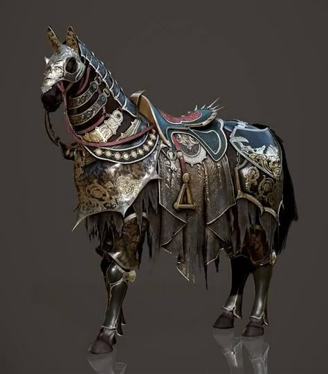 Dragon Horse, Steampunk Airship, Horse Armor, Fantasy Horses, Abstract Horse, Knight Armor, Horse Drawings, All The Pretty Horses, Fantasy Creatures Art