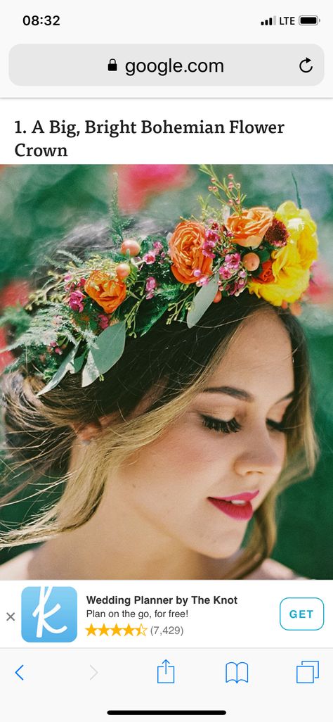 Bohemian Flower Crown, Bohemian Flowers, Flower Crown, Wedding Planner, Crown Jewelry, Crown, Flowers, Floral