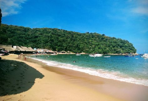 Playa Maguey Huatulco en el centro turístico de Bah�ías de Huatulco, Oaxaca ✅ Disfruta de diferentes platillos mexicanos y la Gastronia de Oaxaca ✅. Water, Travel