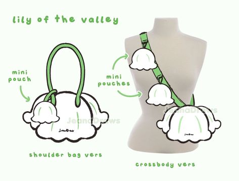 J e a n a 🌸 on X: "thinking about a lily of the valley inspired bag !! 💚🤍 https://t.co/FBzjobKPY5" / X Lily Bag, Baby Shower Favors Girl, Cute Sewing Projects, Quick Crochet Patterns, Diy Clothes Design, Cosplay Diy, Crochet Fashion Patterns, Quick Crochet, Sewing Design