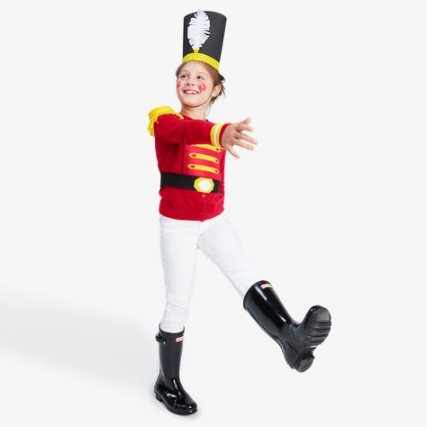 Diy Nutcracker Costume, Christmas Costume Ideas, Halloween Costume Ideas For Kids, Diy Nutcracker, Costume Ideas For Kids, Halloween Block Party, Sew Halloween Costume, Christmas Tree Costume, Nutcracker Costumes