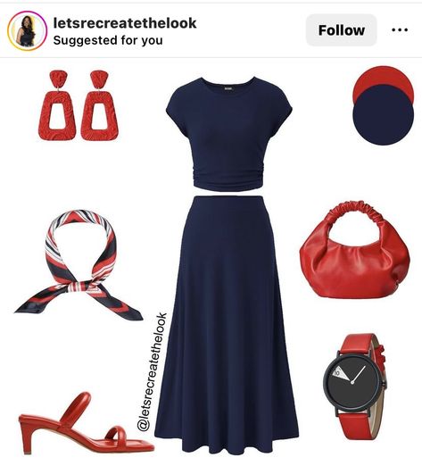 Navy Blue And Orange Outfit, Have A Terrific Tuesday, Blue Skirt Outfits, Navy Blue Outfit, Terrific Tuesday, Navy Blue Skirt, Something Navy, Orange Outfit, Uni Outfits