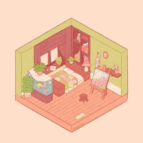 somi on Twitter: "🛏️ cozy bedroom #illustration #イラスト #isometric #cottagecore https://t.co/u625wr1Dcu" / X Bedroom Illustration, Isometric Art, Isometric Illustration, Cottage Homes, Art Therapy, Cozy Bedroom, Monument Valley, Illustration Art, On Twitter