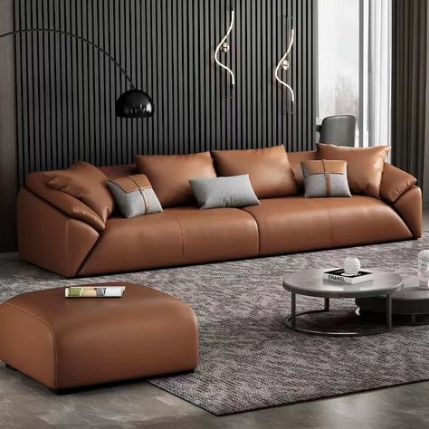 Masculine Decor Living Room, Couch Design Modern, Masculine Living Rooms, Luxury Sofa Living Room, Sofa Design Wood, Luxury Sofa Design, Unique Sofas, Couch Design, Living Room Sofa Design