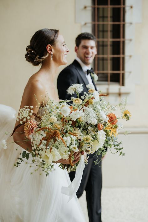 Esme and Mike at Oheka Castle. 💫✨ From the soft yet bright color palette to the stunning gardens, every detail of their wedding was a dream brought to life. Ceremony & Reception Venue: @ohekacastle Planning: @urbanallureevents Photo: @eileenmenyphoto Video: @hwustudios Floral + Decor: @hometownflowerco Entertainment: @starlightmusicnyc Hair & Makeup: @mdubrovinabridal Transportation: @coachman_luxury_transport Table Linens: @nuagedesignsinc Napkins: @bbjlatavola Tabletop Rentals: @westsidep... Stunning Gardens, Bright Color Palette, Oheka Castle, Color Palette Bright, Wedding Video, Groom Style, Reception Venues, Bright Color, Floral Decor