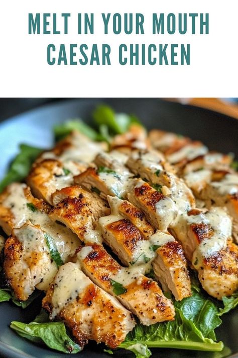 Ingredients: 4 boneless, skinless chicken breasts 1 cup Caesar dressing 1 cup shredded Parmesan cheese... Boneless Skinless Chicken Breast Recipes, Skinless Chicken Breast Recipes, Caesar Chicken, Mozzarella Chicken, Caesar Dressing, Favorite Side Dish, Boneless Skinless Chicken, Roasted Red Peppers, Best Dishes