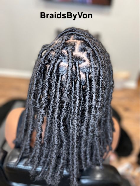 Follow my iG @braidssbyvon FB Braids By Von Distressed Locs, Box Braids, Shoulder Length, Locs, Dreadlocks, Braids, Hair Styles, Hair, Beauty