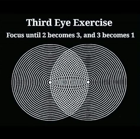 Third eye exercise Third Eye Activation, Aura Reading, Third Eye Opening, Spiritual Awakening Quotes, Opening Your Third Eye, Meditation Exercises, Eye Sight Improvement, Eye Exercises, The Third Eye