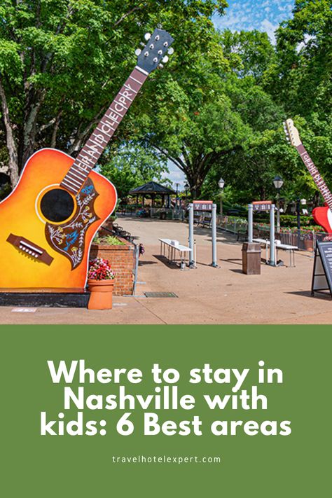 What is the best neighborhood to stay in Nashville with kids? In this post, I will help you to find the best areas to stay in Nashville for families with children of all ages, and the best family-friendly hotels in Nashville for all budgets. Nashville For Families, Things To Do With Kids In Nashville, Nashville With Kids Things To Do In, Nashville For Kids, Nashville Tennessee Hotels, Where To Stay In Nashville, Nashville With Kids, Best Nashville Hotels, Nashville Kids