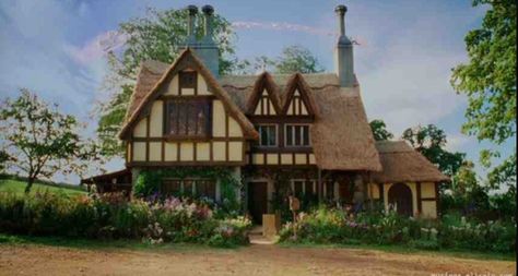 Cottage from Ella Enchanted Cottage Aesthetic Interior, Enchanted House, Storybook House, Enchanted Cottage, Ella Enchanted, Cottage Aesthetic, Enchanted Home, Camping Decor, Dream Cottage