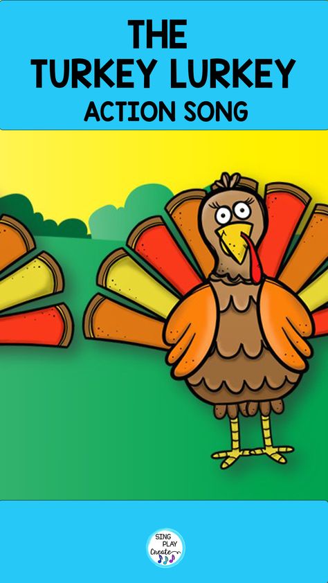 Get your students moving and grooving with "The Turkey Lurkey" sung to the tune of The Hokey Pokey! K-6 Fun. LEARN MORE Turkey Songs For Kids, Hokey Pokey Song, Thanksgiving Music Lessons, Thanksgiving Music Activities, Preschool Music Lessons, Kindergarten Music Lessons, Turkey Songs, Greeting Song, Movement Preschool