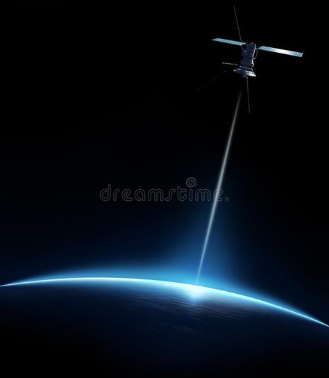 Communication between satellite and earth. Communication satellite beaming a sig , #sponsored, #satellite, #Communication, #earth, #signal, #beaming #ad Satellite Communication, Oakland City, Shapes Background, Mars Exploration, Food Photography Tutorial, Earth Illustration, Fantasy Space, Space Logo, 8 Billion People