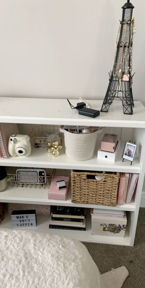 Camera Shelf, Instax Mini Camera, Room Organization Bedroom, Camera Digital, Pinterest Room Decor, Girly Room, Room Deco, Pretty Room, Mini Camera