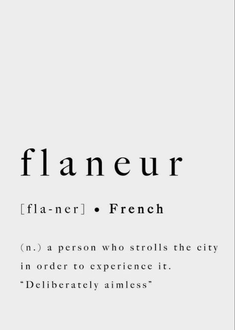 Flaneur Tattoo, French Words, Math Equations, Tattoos, Quotes