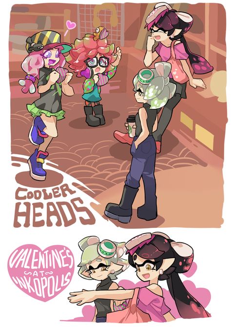 Squid Sisters Wallpaper, Annie Splatoon, Splatoon Squid Sisters, Callie Marie, Splatoon Squid, Pearl And Marina, Octo Expansion, Nintendo Splatoon, Callie And Marie