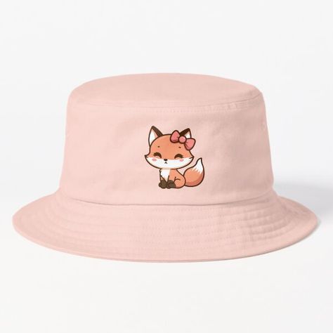 Fox Vector, Hats For Sale, Bucket Hat, Vector Illustration, Fox, Hats, For Sale