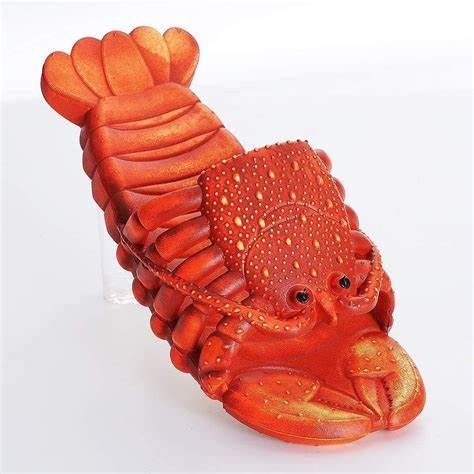 Lobster Shoes, Fish Slippers, Fish Shoes, Lobster Fishing, Fun Slippers, Outdoor Slippers, Beach Slippers, Tongs, Shoe Style