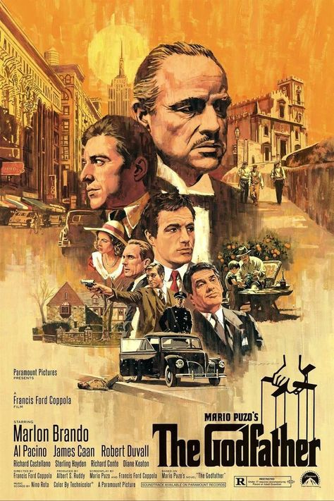 The Godfather (1972) The Long Good Friday, The Godfather Poster, Bob Hoskins, Don Vito Corleone, Friday Movie, Godfather Movie, Gangster Films, Beau Film, Gangster Movies