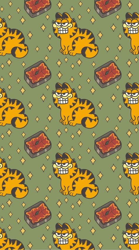 Garfield Wallpaper Explore more American, Cat, Character, Comic, Garfield wallpaper. https://www.whatspaper.com/garfield-wallpaper-3/ Garfield Wallpaper, Garfield Images, Character Comic, Garfield Christmas, Cat Wallpapers, Garfield Cat, Garfield And Odie, Cat Character, Orange Background