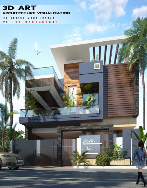 Banglow Design Modern Houses, Banglow Design, Indian House Exterior Design, Small House Design Architecture, Modern Bungalow Exterior, 2 Storey House Design, House Outer Design, Outer Design, Best Modern House Design