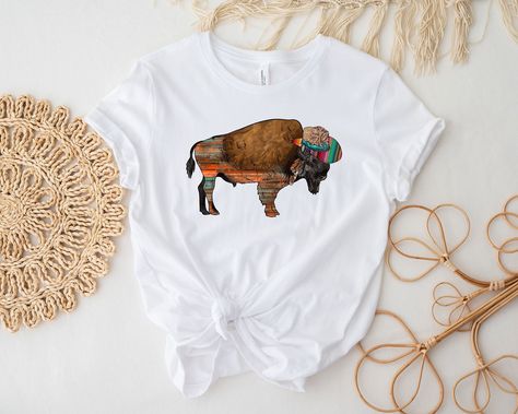 Buffalo Shirt, Rodeo Shirts, Cowboy Shirt, Cowboys Shirt, Western Shirt, Western Shirts, Soft Style, Sheer Fabrics, Unisex Shirt