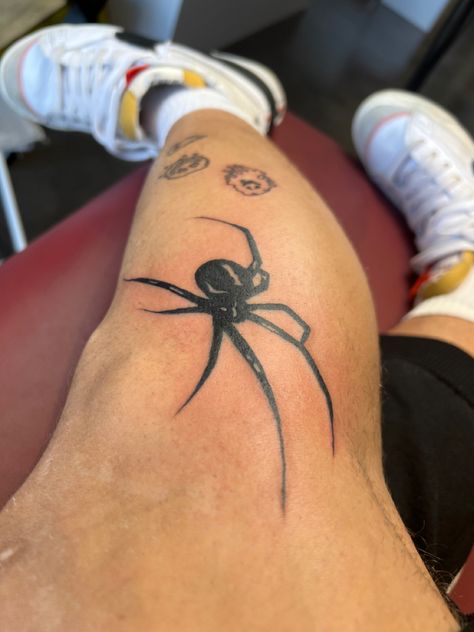 Good First Tattoos, Simple Leg Tattoos, Calf Tattoo Men, Aesthetic Tattoo Ideas, Back Of Leg Tattoos, 15 Aesthetic, Shin Tattoo, The Best Aesthetic, Simple Tattoos For Guys