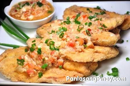 Fish Kardilyo Fish Recipe Filipino, Breaded Fish Recipe, Tv Chefs, Special Sauce, Filipino Dishes, Fish Recipe, Pinoy Food, Cooking Lessons, Family Cooking