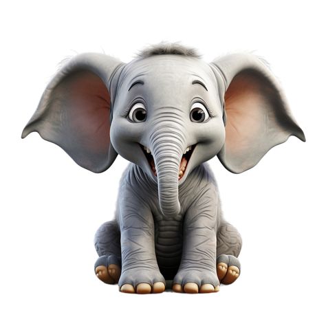 AI generated 3d adorable cute baby elephant isolated on transparent background, generative ai Elephant Standing Up, Elephant Side View, Elephant Hd Images, Elephant Png Image, Elephant Vector Illustration, 3d Elephant, Elephant Png, Cute Baby Elephant, Logo Banners