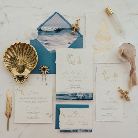 Nautical Invitations, Stationary Ideas, Destination Wedding Invitation, Beach Wedding Invitation, Sea Wedding, Ocean Wedding, Wedding Stationery Suite, Cruise Wedding, Santorini Wedding