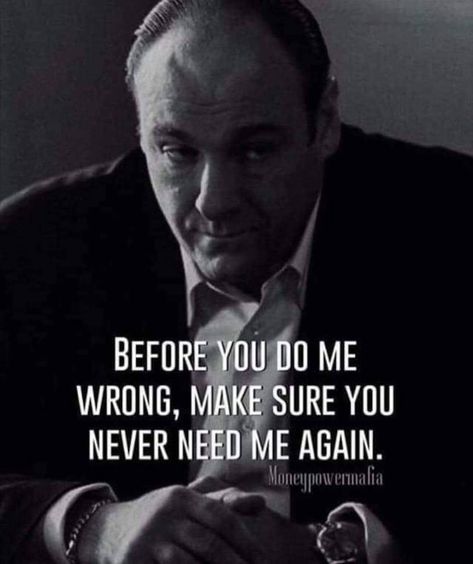 Tony Soprano Quotes, Gangster Quotes Real, Mob Quotes, Sopranos Quotes, Patience Citation, Mafia Quotes, Mafia Quote, Padme Quotes, Wisdom Speaks