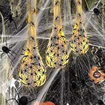 Halloween Party Decorations Indoor, Spider Eggs, Halloween Hanging Decorations, Fake Spider, Egg Decoration, Halloween Party Decorations, Halloween Spider Web, Outdoor Holidays, Outdoor Holiday Decor