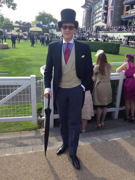 Royal Ascot men racing Ascot Men, Smart Menswear, Ascot Dress, Ascot Outfits, Morning Suit, Ascot Dresses, Western Outfits Men, Morning Suits, Mens Fashion Smart