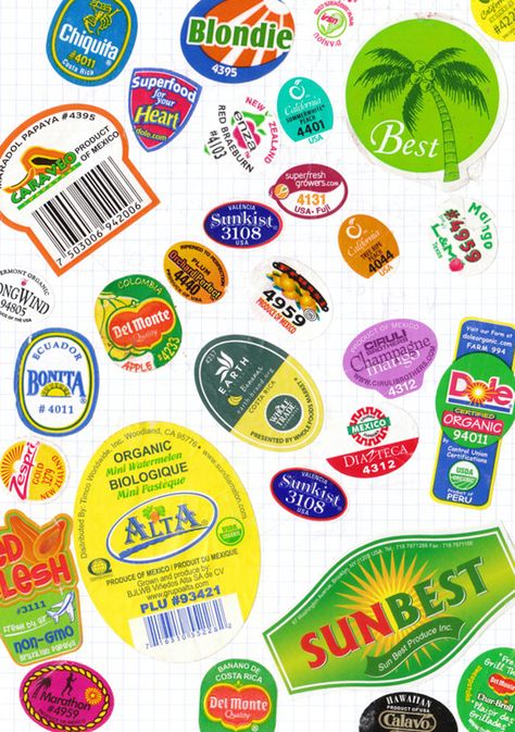 Banana Sticker, Fruit Labels, Label Art, Ra Ideas, Fruit Stands, Sticker Label, The Fruit, Vintage Labels, Sticker Collection