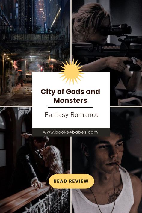 City of gods and Monsters Fantasy Romance Read Review City Of Gods And Monsters, Gods And Monsters, Book Tok, City Of God, Fantasy Romance Books, Communication Relationship, Star Crossed Lovers, Books Art, Slow Burn