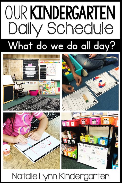 Kindergarten Daily Schedule, Kindergarten Routines, Kindergarten Classroom Design, Classroom Daily Schedule, Homeschool Daily Schedule, Kindergarten Schedule, Natalie Lynn, Preschool Classroom Setup, Kindergarten Classroom Setup