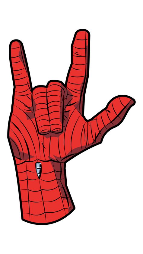 Peter Parker, aka Spider-Man, possesses a natural talent for science, standing out as a top student in high school and college. He developed inventions such as his Web-Shooters, the wrist-worn... Spiderman Hand, Spiderman Stickers, Webbed Hands, Spiderman Man, Spiderman Web, Spider Man Into The Spider Verse, Mini Doodle, Into The Spider Verse, Spiderman Spider