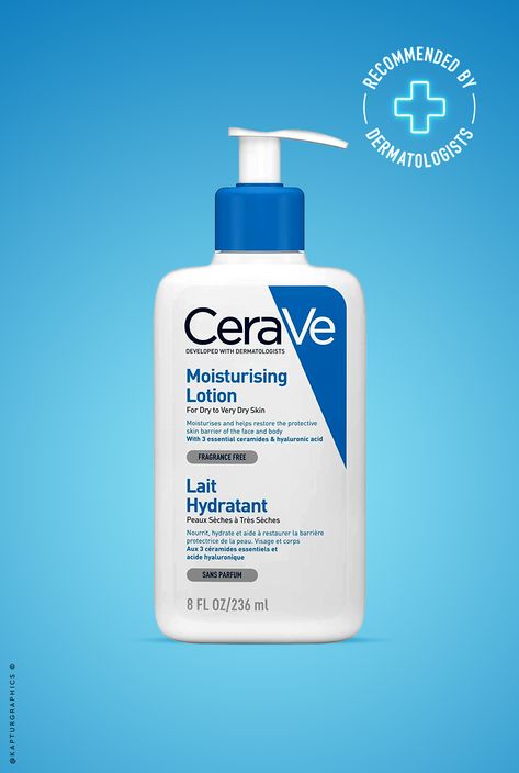 CeraVe Moisturising Lotion, with hyaluronic acid and 3 essential ceramides, Daily Face & Body Moisturiser for Dry to Very Dry Skin (Packaging may vary) 236 ml Cerave Moisturizing Lotion, Skin Packaging, Cerave Skincare, Skin Clear, Moisturizing Lotion, Acne Care, For Healthy Skin, Cosmetics Products, Scarring