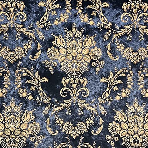 Royal Blue Curtains, Chair Craft, Damask Material, Royal Fabric, Blue Upholstery Fabric, Digital Print Textiles, Fabric For Curtains, Upholstery Sofa, Wave Curtains