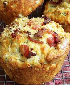 Cheese and Bacon Muffins – Kamal Kaur ~ kamz26 Savory Muffins Recipes, Bacon Muffins, Savoury Muffins, Tin Recipes, Muffins Recipes, Bacon And Cheese, Savory Muffins, Muffin Tin Recipes, Food Budget