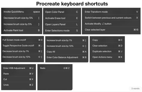 These Procreate keybord shortcuts are to use on a bluetooth standard computer style keybord for ipad. Procreate Shortcut, Occult Symbols, Architecture Drawing Art, Keyboard Shortcuts, Painting Tools, Ipad Keyboard, Drawing Art, Architecture Drawing, Creative Inspiration