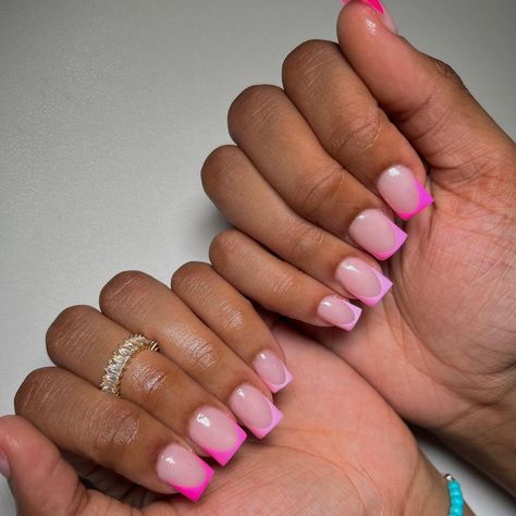 Nails Biab, Kids Nail Designs, Overlay Nails, Weak Nails, Plain Nails, Ombre Acrylic Nails, Girly Acrylic Nails, Work Nails, Short Square Acrylic Nails