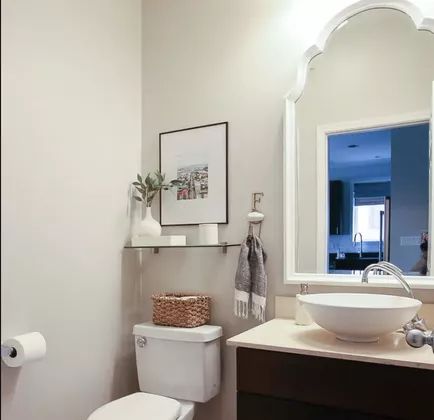 15 Over the Toilet Storage Ideas That Actually Look Amazing One Shelf Over Toilet, Glass Shelves Over Toilet, Over Toilet Artwork, Picture Behind Toilet, Bathroom Shelf Ideas Above Toilet Modern, Bathroom Wall Art Above Toilet, Bathroom With Shelves Above Toilet, Above Toilet Decor Minimalist, Decorate Over Toilet