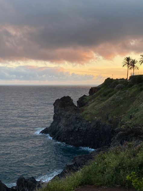 Madeira, Portugal Maderia Portugal Aesthetic, Portugal Beach Aesthetic, Madeira Portugal Aesthetic, Madeira Aesthetic, Europe Vision Board, Maderia Portugal, Portugal Sunset, Madeira Beach Florida, Sunset Beach Pictures