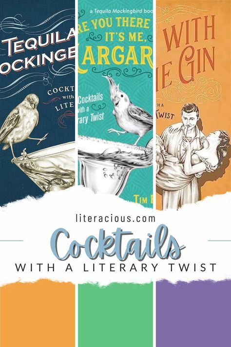 The next time you're looking for a fun recipe, check out these cocktails with a literary twist for something fun to drink! Literary Themed Cocktails, Book Inspired Drinks, Book Inspired Cocktails, Book Themed Cocktails, Book Themed Drinks, Literary Cocktails, Library Speakeasy, Book Cocktails, Club Quote