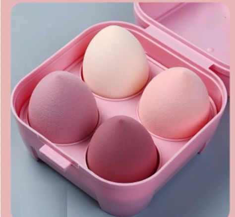 Egg Powder, Cute Storage Boxes, Makeup Blender Sponge, Beauty Blender Sponge, Blender Sponge, Makeup Blender, Make Makeup, Soft Makeup, Beauty Sponge